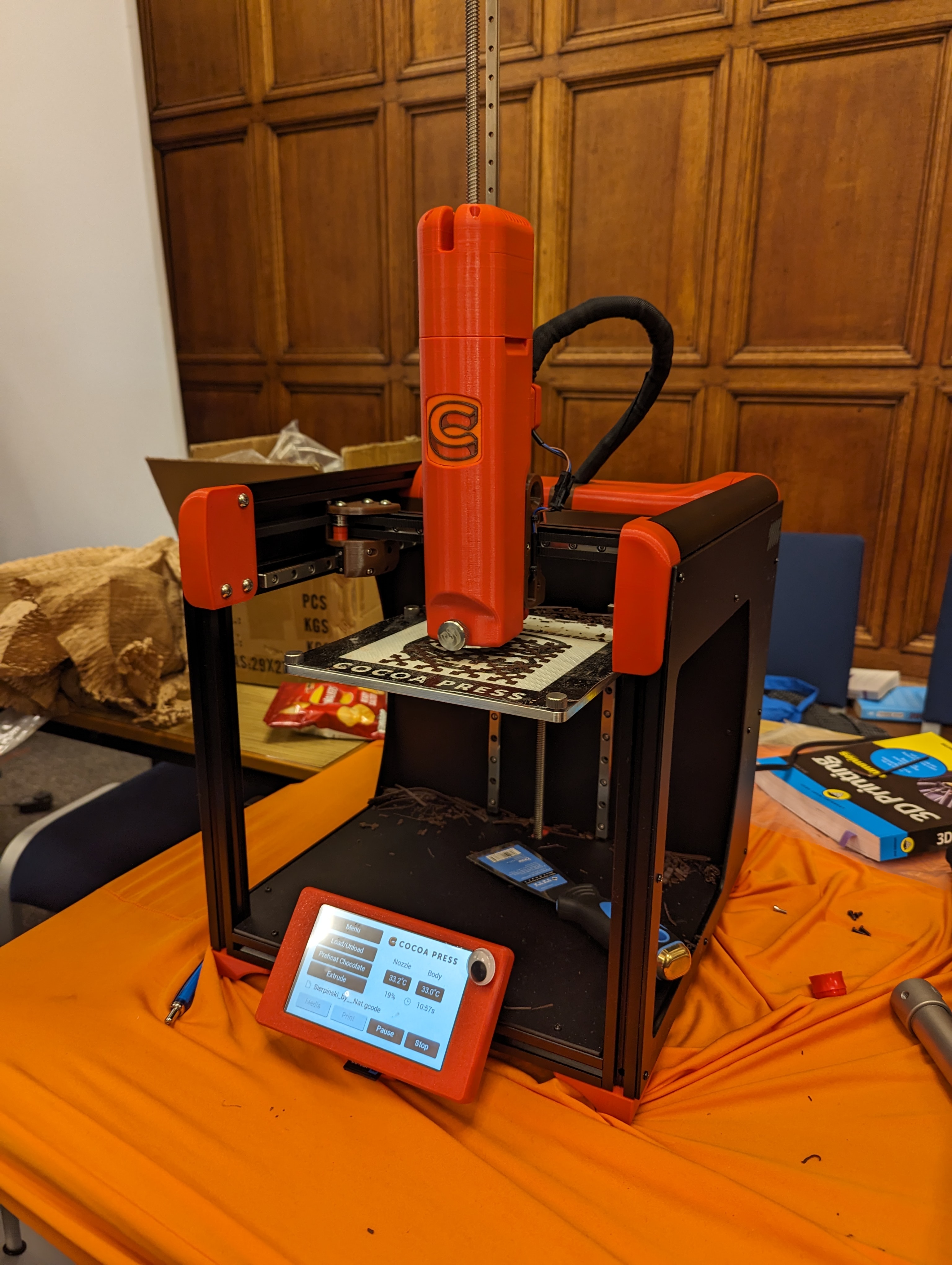 Cocoa Press: A chocolate 3D printer